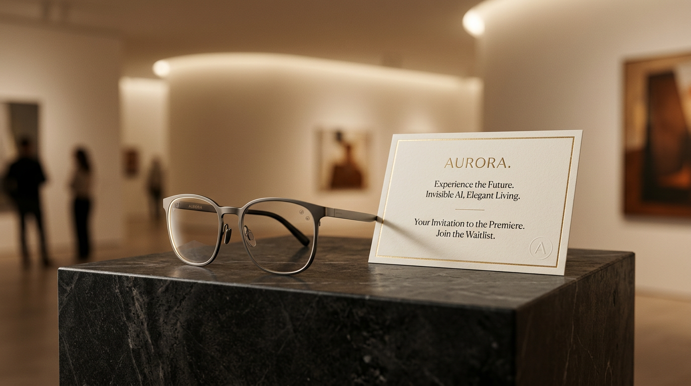 Moonix 智能眼镜结尾主视觉